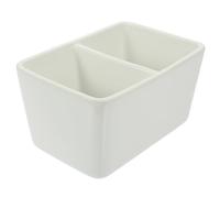 BUTIFULSIC Contenitore capacità Grande in Pennelli Bianco per Resistente all'Usura Portatile, per Pittori e Studenti per e Immersione