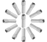 BUTIFULSIC di Supporto e Facili da Installare 50 per Mensole in Ferro Nichelato 6mm Cappuccio, Resistenti alla Deformazione per Librerie e Armadi