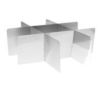 BUTIFULSIC Divisorio per Pentole in Acciaio Inox 9 Scomparti, Separatore Divisore per Pentola Calda Stile Cinese, Divisore Riutilizzabile per Cucina, per Cottura Multi-griglia