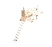 BUTIFULSIC Fermaglio Comodo e Pratico Chioma Retrò Stile Cinese per Metallo nel Giorno di San Valentino Design a Fiore e Nappine come Accessorio per Donna