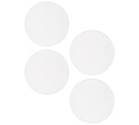 BUTIFULSIC Fermaporta in Silicone Rotondo 4 Pezzi Protezione Pareti Antiurto e Silenzioso Adesivo per Maniglie Porte Bianco per Uso Domestico