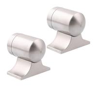 BUTIFULSIC Fermaporta Magnetico in Acciaio Inox 2 Pezzi, Chiusura Porta Forza Elevata, Supporto Fermaporta Invisibile Fissaggio a Vite, Riduce Rumore e Protegge e Animali, Adatto a Tutti