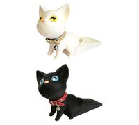 BUTIFULSIC Fermaporta per Evitare la Chiusura della Porta a Forma di Animale 2 in PVC e Silicone Design Inclinato e Aumentare L’attrito Colore Casuale Domestica