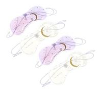 BUTIFULSIC Maschera Ghiaccio per Occhi in Pvc Cristalli Freddi, 4 Pezzi per Un'atmosfera Estiva Rilassante, per Alleviare Affaticamento e Mal di Testa
