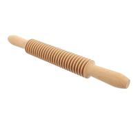 BUTIFULSIC Mattarello in Legno 4 MM, Tagliapasta a Spirale per Pasta Italiana, Rullo per Tagliatelle e Spaghetti, Utensile Multifunzionale per Cucina e Preparazione Pasta
