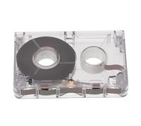 BUTIFULSIC Nastro a Cassette Vuoto Bianco Registrabile in Plastica Custodia Rigida Trasparente, Design Portatile Semplice per Registrazioni di Auguri e Feste