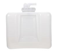 BUTIFULSIC Serbatoio Accessorio per Modifica Motore Auto di Espansione Liquido Raffreddamento Auto in Plastica Bianco, Leggero e Facile da Smontare