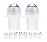 BUTIFULSIC Set 10 Pezzi Accessori Bottiglie Roll On per Olio Aromatico e Profumo Palline in Acciaio e Plastica Trasparente per Produzione Fai da Te