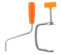 BUTIFULSIC Set 2 Pezzi Accessori per Macchina per Pasta Manuale, Morsetto Fisso in Ferro e Manico Rotante, Clip di Supporto per Utensile Preparazione Tagliatelle e Noodles, Ricambio