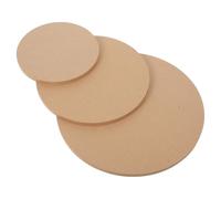 BUTIFULSIC Set 3pz Stampi Rotondi in Legno per Ceramica Superficie Liscia e Design User Friendly per DIY Pottery e Base per Tornio da Ceramica