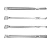 BUTIFULSIC Set 4 Tubi Bruciatore in Acciaio Inossidabile Regolabili per Barbecue a Gas, Parti di Ricambio per Grill Distribuzione Uniforme del Calore, Resistenti ad Alte Temperature, per Uso