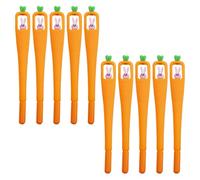 BUTIFULSIC Set da 10 Penne Gel Biro Forma di Coniglio e Carota, in Plastica Leggera e Portatile, per Scrivere su Biglietti di Auguri e Disegnare Stile Adorabile