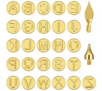BUTIFULSIC Set di 26 Punte in Rame per Pirografia su Legno e Carta, Punta per Penna Pirografo Professionale per Incisione e Scrittura Artistica