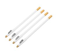 BUTIFULSIC Set di 4 Penne Bianche per Modellare Barba e Sopracciglia con Temperino Incorporato, Resistenti al Sudore, Adatte a Tutti i Tipi di Pelle per Uso Quotidiano