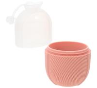 BUTIFULSIC Stampo di Ghiaccio per Viso in Silicone Rosa, Massaggiatore per Occhi e Viso Facile da Trasportare e Conservare, per Uso Domestico e Viaggio Contro Gonfiore