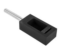 BUTIFULSIC Stampo per Fusione in Grafite con Manico, Dimensioni 65×30×20mm, Resistente ad Alte Temperature, per Stagno e Rame, per Fusione di Gioielli e Piccoli Metalli, Uso Artigianale