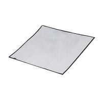 BUTIFULSIC Tappetino Ignifugo per Picnic e Barbecue Esterno Resistente al Calore Rivestimento in Silicone Leggero e Isolante Termico Argento