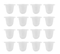 BUTIFULSIC Tazze D'inchiostro in Silicone Flessibile Semi-permanenti 200 Pezzi, Bicchieri per Pigmenti Tatuaggi Piccoli, Contenitori Anti-perdita per Uso Professionale e Personale in Saloni