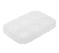 BUTIFULSIC Vassoio per Pittura in Silicone a 6 Scomparti, Vassoio Miscelatore per Acquerelli e Pittura a Olio, Palette Colori Pratiche e Facili da Pulire per Artisti e Fai da Te