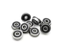 BUTPDYPEP 10 pezzi. Cuscinetto F623 RS for VORON 0 3x10x4 ABEC-7 Voron 3D cuscinetto con flange F623-RS cuscinetti a Sfera F623RS cuscinetti a sfere 3D