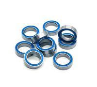 BUTPDYPEP 10 pezzi. Cuscinetto MR128RS ABEC-7 8x12x3,5mm cuscinetti a sfere MR128-2RS in miniatura RS MR128 2RS con L-1280DD Sigillato Blu