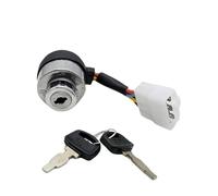 BUTPDYPEP 6 fili 6 pin interruttore a chiave di accensione for 5KW-8KW 188F 190F generatore diesel accensione a benzina interruttore di blocco a chiave(168F 170F 4 Wires)