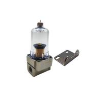 BUTPDYPEP AF2000-02 Processore Sorgente 1/4 Filtro in Rame Filtro Pompa Aria Separatore Olio e Acqua Componenti Pneumatici Compressore d'Aria SM PM(EU SMPM-DP Bracket,Fibre Core)