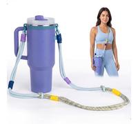 BUTRRRK Tracolla per bottiglia d'acqua compatibile con Owala e Hydro Flask da 340 - 1134 g, supporto con tracolla, compatibile con accessori Stanley Cup (blu)