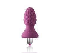 BUTT PLUG ANALE FORMA CONICA VIBRANTE PER UOMO E DONNA DILATATORE VIBRATORE