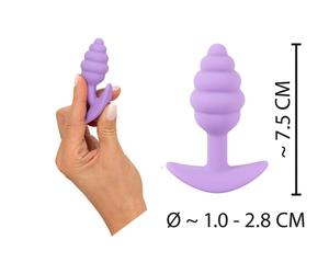 Butt plug anale in silicone piccolo dildo liscio tappo morbido mini dilatatore