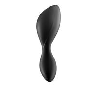 BUTT PLUG ANALE NERO DILATATORE VIBRANTE SEXY SHOP TOYS IN SILICONE UOMO DONNA