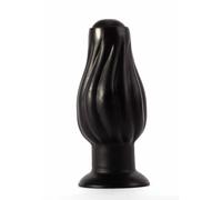 BUTT PLUG ANALE NERO GRANDE LARGO XXL CON VENTOSA SEX TOYS PER UOMO E DONNA