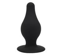Butt Plug Anale Termo Reattivo Sex Toy dilata Ano silicone nero Cono con Base