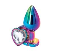 Butt Plug Do You Erotic Rainbow Gemma Cuore Alluminio IPX7 Small Medium
