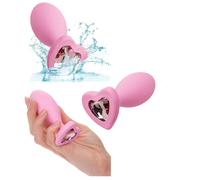 Butt plug in silicone kit piccolo dildo dilatatore fallo anale con gioiello sexy