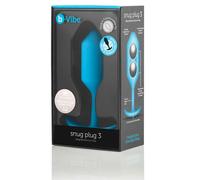Dildo Anale Premium per Esperti con Doppio Peso Interno Snug Plug 3 (180g) - Blu