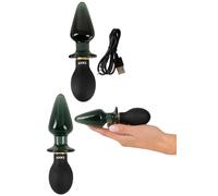Butt Plug vibrante in silicone vibratore dildo in vetro fallo anale dilatatore