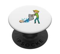 Butta Fuori Bambino Con Acqua Di Bagno PopSockets PopGrip Adesivo