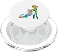 Butta Fuori Bambino Con Acqua Di Bagno PopSockets PopGrip per MagSafe