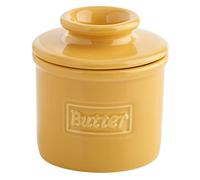 Butter Bell Il coccio originale di L. Tremain, Burriera in Ceramica Francese, Collezione Café Retro, Giallo Dorato, Finitura Lucida