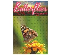 Butter flies word search: Word search with easy to read print butterflies, insect, bugs and 6x9 110 pages (55 puzzles) great for gift, vacations and holidays