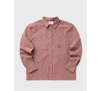 Butter Goods Grid Cord Overshirt men Longsleeves red in taglia:M
