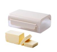 Butter Holder | Modern Fresh-Keeping With Cutter | Fridge Cheese Container Butter Tray , Food Service Equipment & Supplies For Countertop RV Farmhouse Household Restaurant Commercial Party