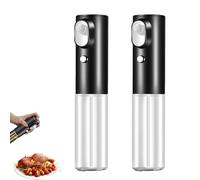 Butter Sprayer, 6.76 Oz / 200 Ml Electric Butter Sprayer with One-Button Push Design, Removable Glass Reservoir for Salads, Grilling, Baking, Steak Frying (2PCS)
