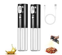 Butter Sprayer, Butter Electric Olive Oil Sprayer, 200ml/6.76oz, Rechargeable Oil Sprayer for Cooking, Butter Dispenser for Air Fryer, Salad, BBQ(2 Pcs)