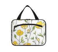 Buttercup Simple Line Art Cartoon Style Hanging kit da toilette per gli uomini con gancio, borse di design per articoli da toeletta per le donne must have zaino zaino in spalla bolso de maquillaje