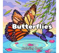 Butterflies: A Beautiful Coloring Book Featuring Graceful Butterflies
