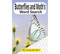 Butterflies and Moth's Word Search: Word searches with easy-to-read print for all ages about Nature.