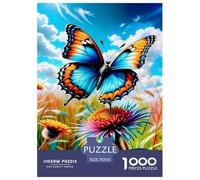 Butterflies And Wildflowers Puzzle Giochi 1000 Pezzi Regalo Per Lui E Per Lei Arte Interesting Puzzle Adulti Foto 70x50cm/1000pcs