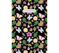 Butterflies By Night ~ Small Notebook: Decorative Personal Journal, Diary, Planner | Simple Lined Pages for Everyday Use | Gift for Girls, Women and Teens